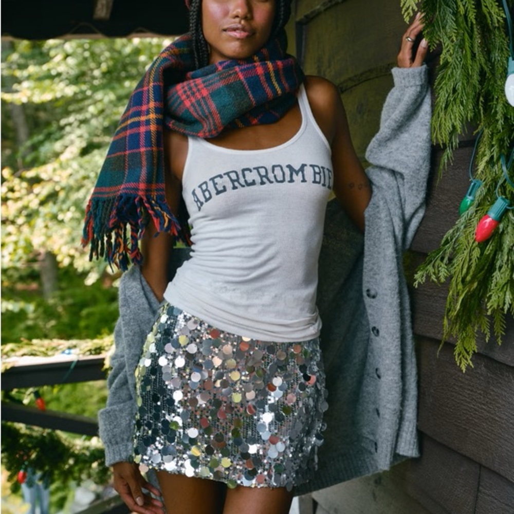 Abercrombie & Fitch Sequin Skort